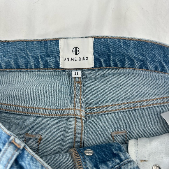 Anine Bing Roy Relaxed Straight Jeans Size US 29 - Picture 4 of 6